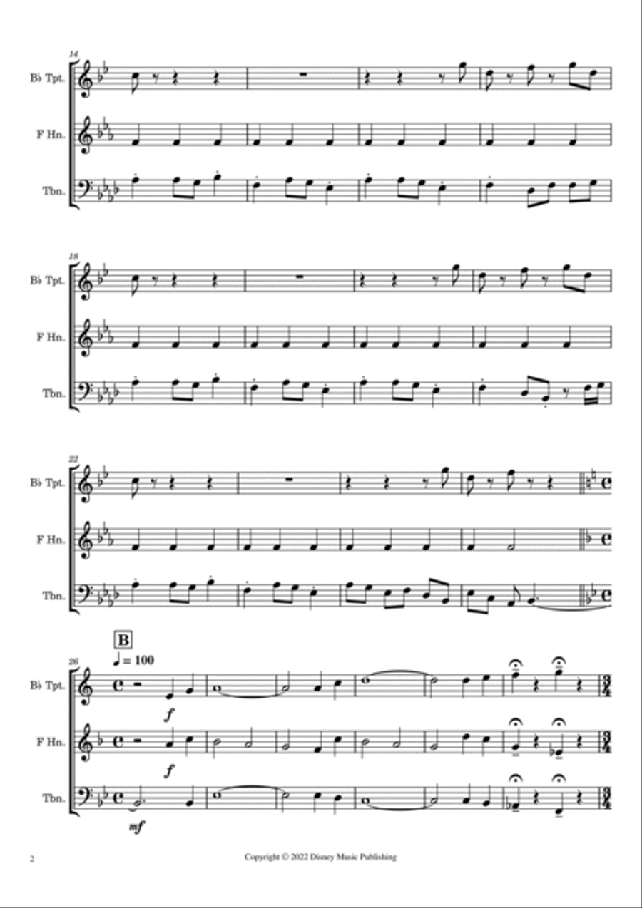 Pirates Of The Caribbean Brass Ensemble scores gallery preview page 2