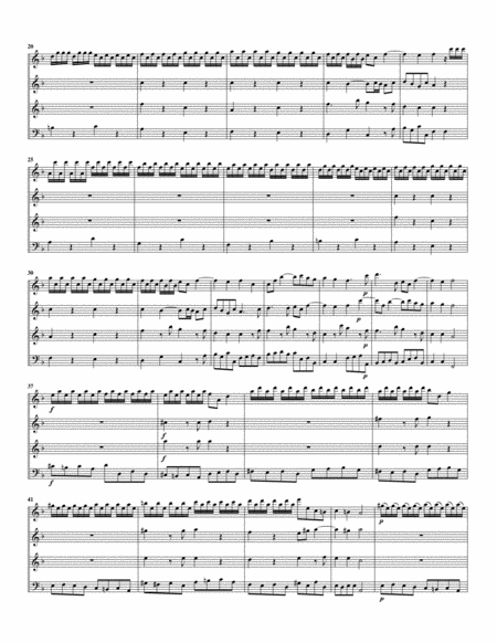 Concerto grosso Op.6, no.12 (arrangement for 4 recorders)