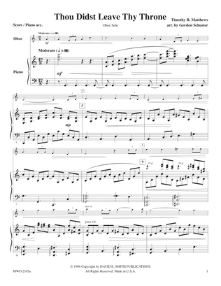 Three Christmas Solos-Oboe, Vol. 2
