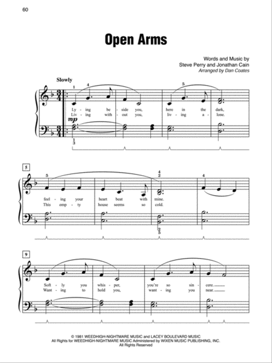 Simply Rock 80s Easy Piano scores gallery preview page 10