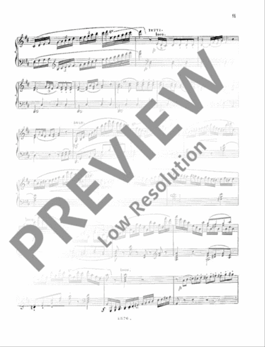 Concerto No.5 D major Flute scores gallery preview page 14