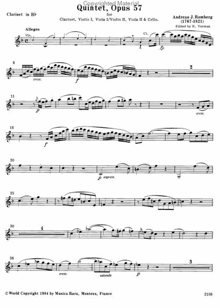 Quintet in Eb major Op. 57