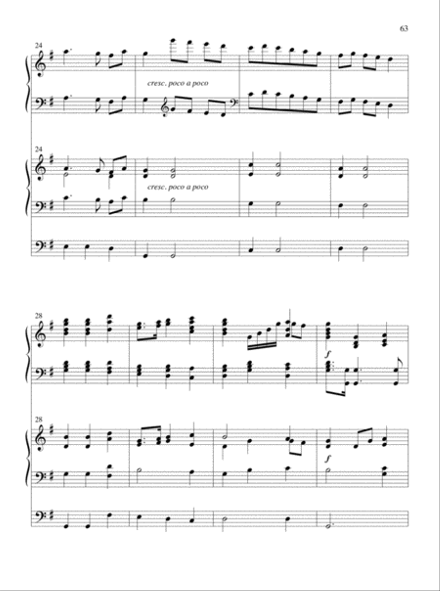 Glory and Honor, Praise and Adoration! Organ scores gallery preview page 34