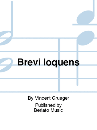 Book cover for Brevi Ioquens