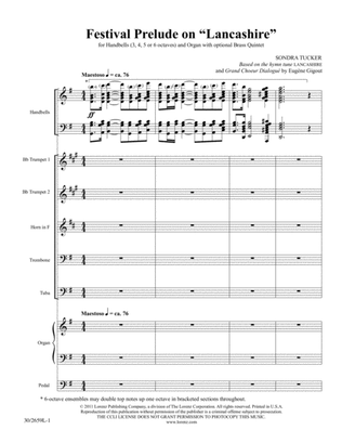 Festival Prelude on "Lancashire" - Brass Quintet Score and Parts