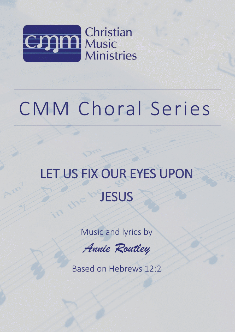 Let us fix our eyes upon Jesus 4-Part scores gallery preview page 1