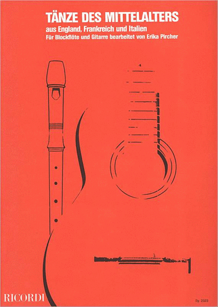 Tänze des Mittelalters Recorder scores gallery preview page 1