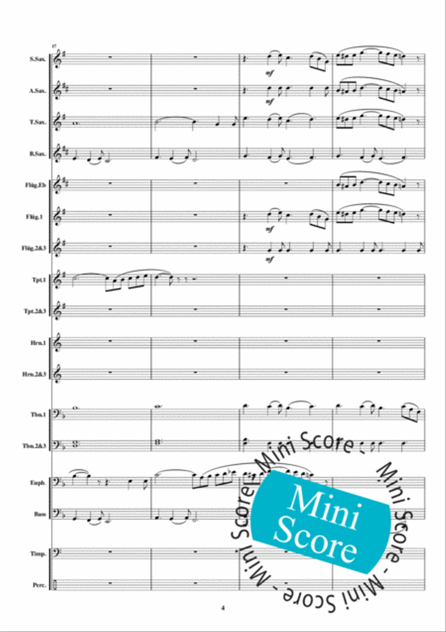 Regina Coeli Fanfare Band scores gallery preview page 10