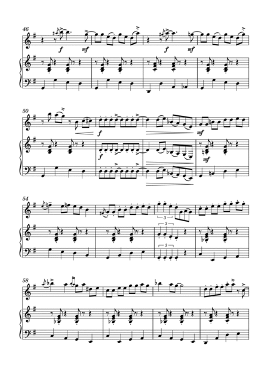 Rock'n'Roll Party! Flute Solo scores gallery preview page 4