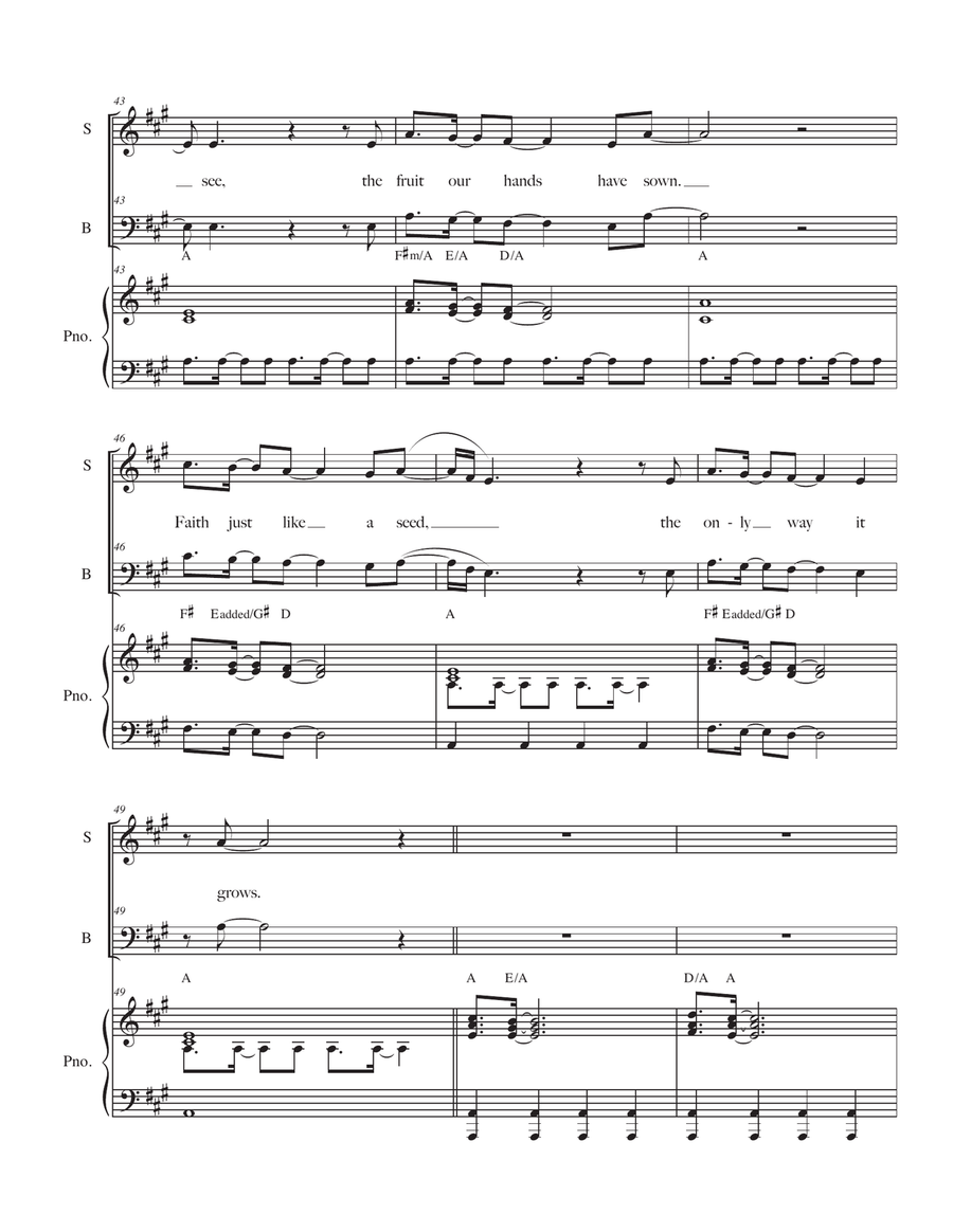 Act Justly Love Mercy Walk Humbly Piano, Vocal scores gallery preview page 6