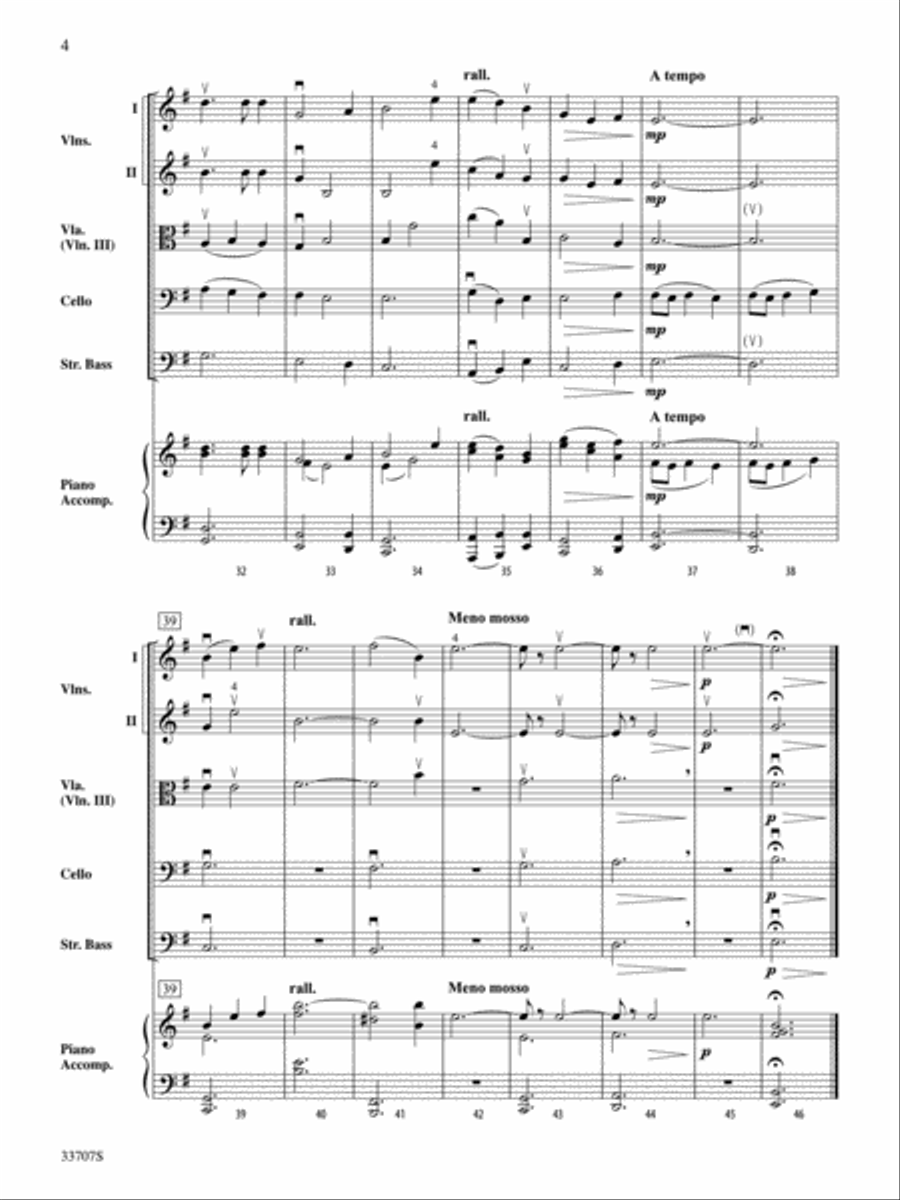 A Canadian Ballad String Orchestra scores gallery preview page 4