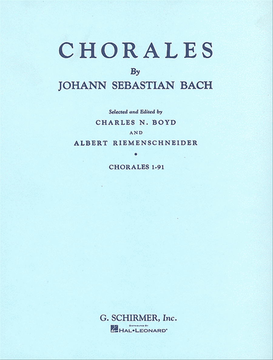 Chorales 1-91 Piano Solo scores gallery preview page 1
