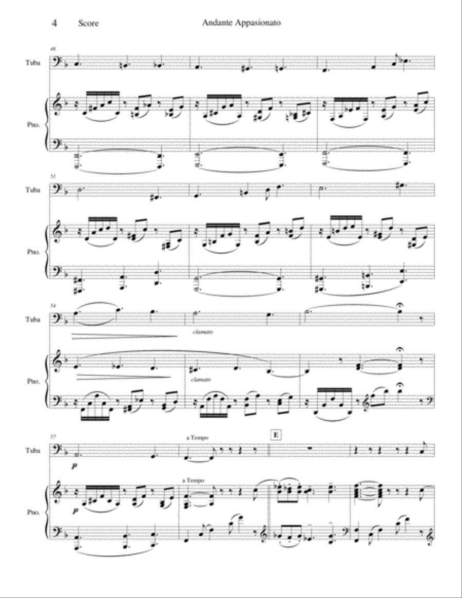 Andante Appasionato Piano scores gallery preview page 4
