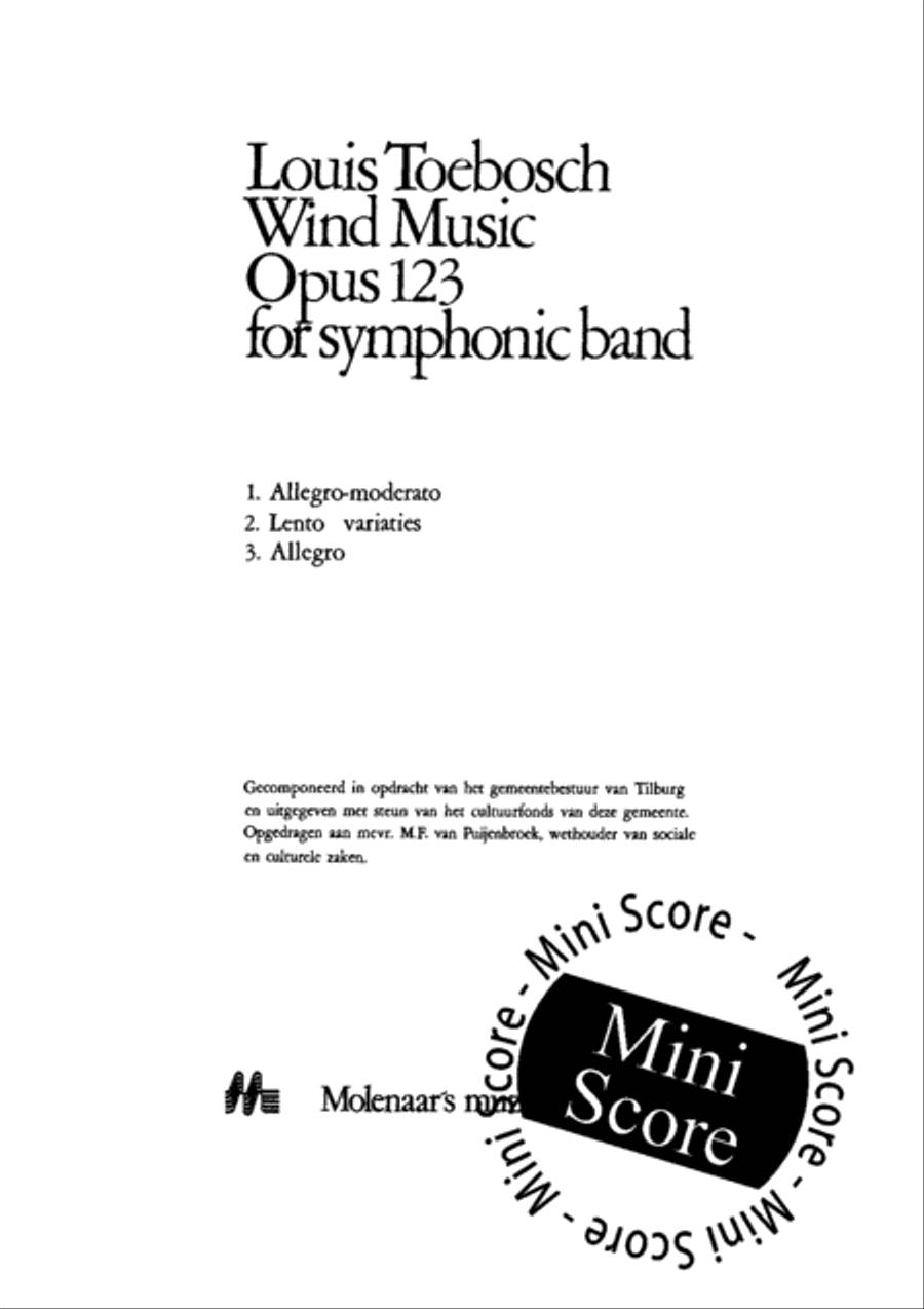 Windmusic Opus 123 Concert Band scores gallery preview page 3