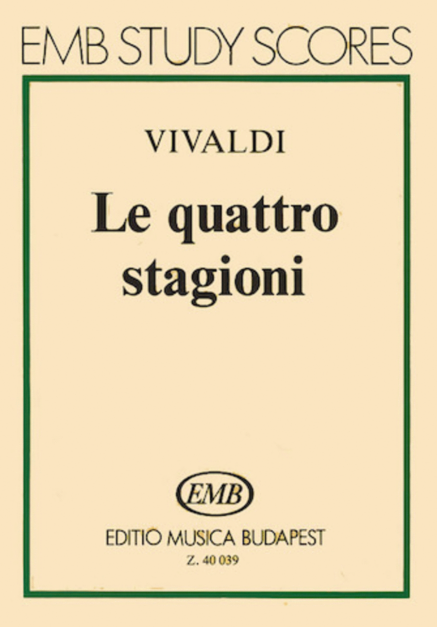 Le Quattro Stagioni, Op. 8 The Four Seasons