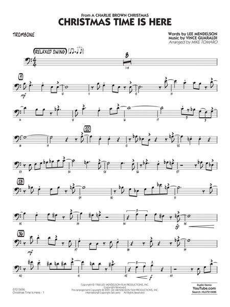 Christmas Time Is Here (arr. Mike Tomaro) - Trombone