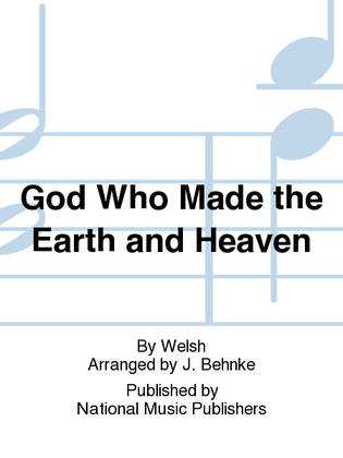 Book cover for God Who Made the Earth and Heaven