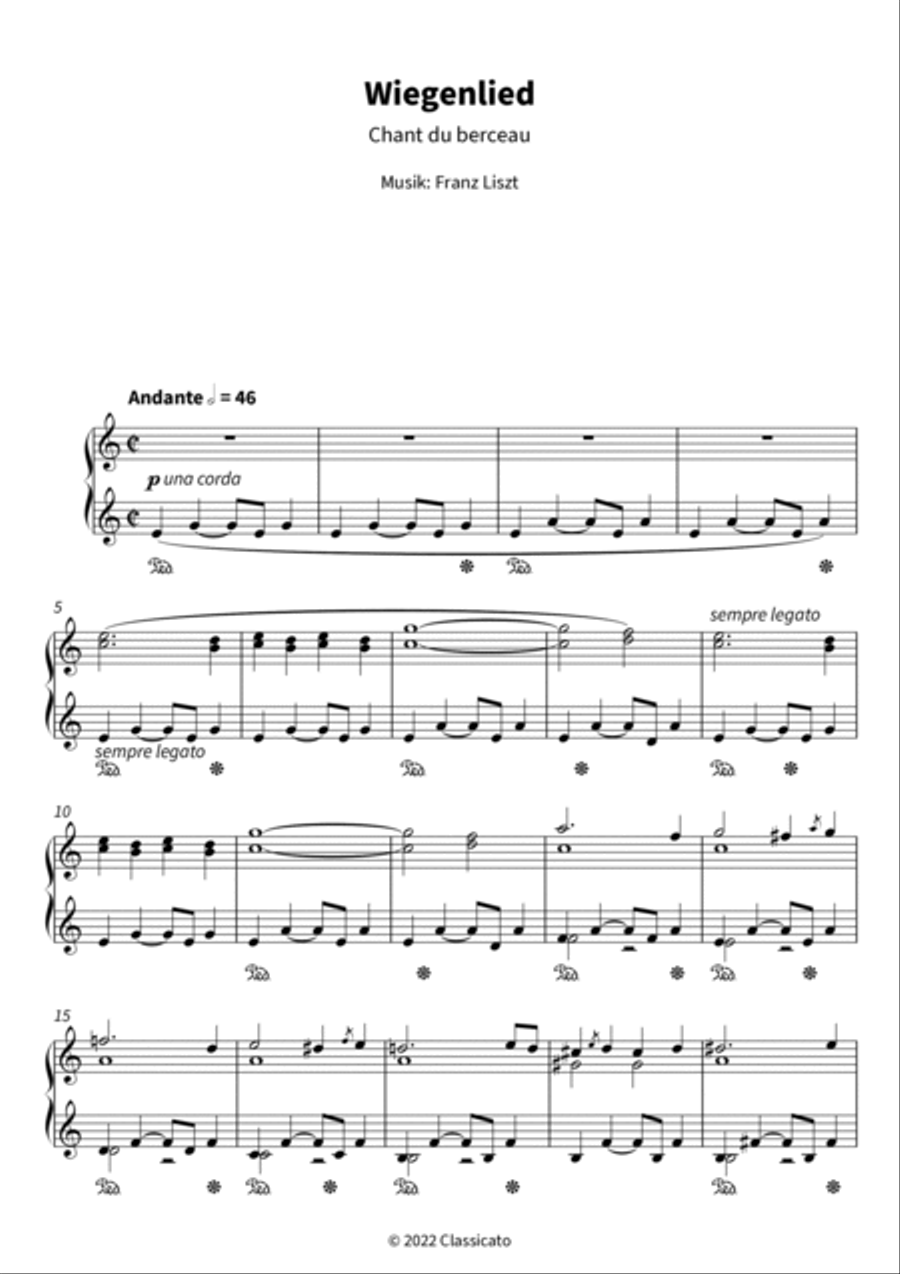 Wiegenlied Piano scores gallery preview page 3