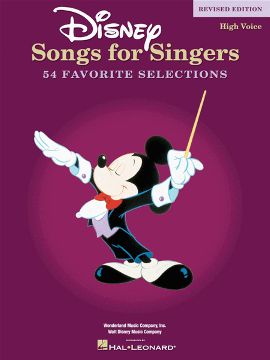Disney Songs for Singers - Revised Edition Voice scores gallery preview page 1