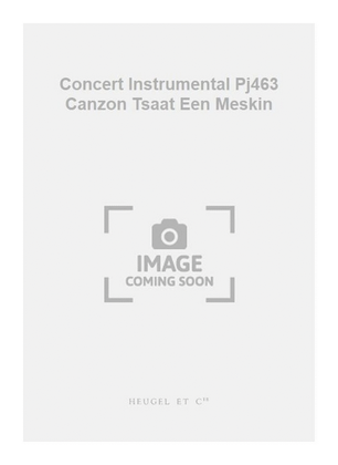 Concert Instrumental Pj463 Canzon Tsaat Een Meskin
