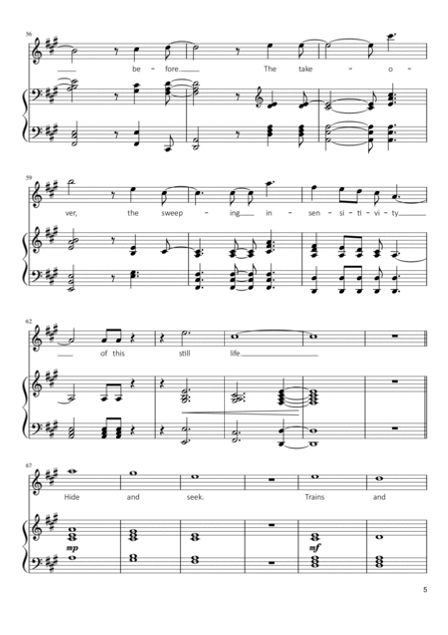 Hide And Seek A Cappella scores gallery preview page 5