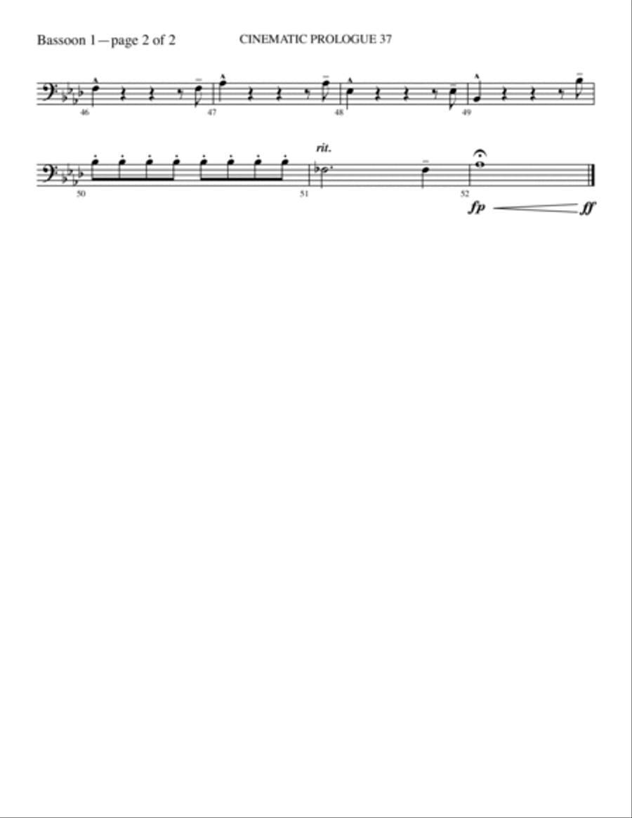 CINEMATIC PROLOGU #7 Full Orchestra scores gallery preview page 5