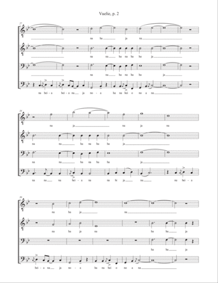 Vuelie TTBB scores gallery preview page 2