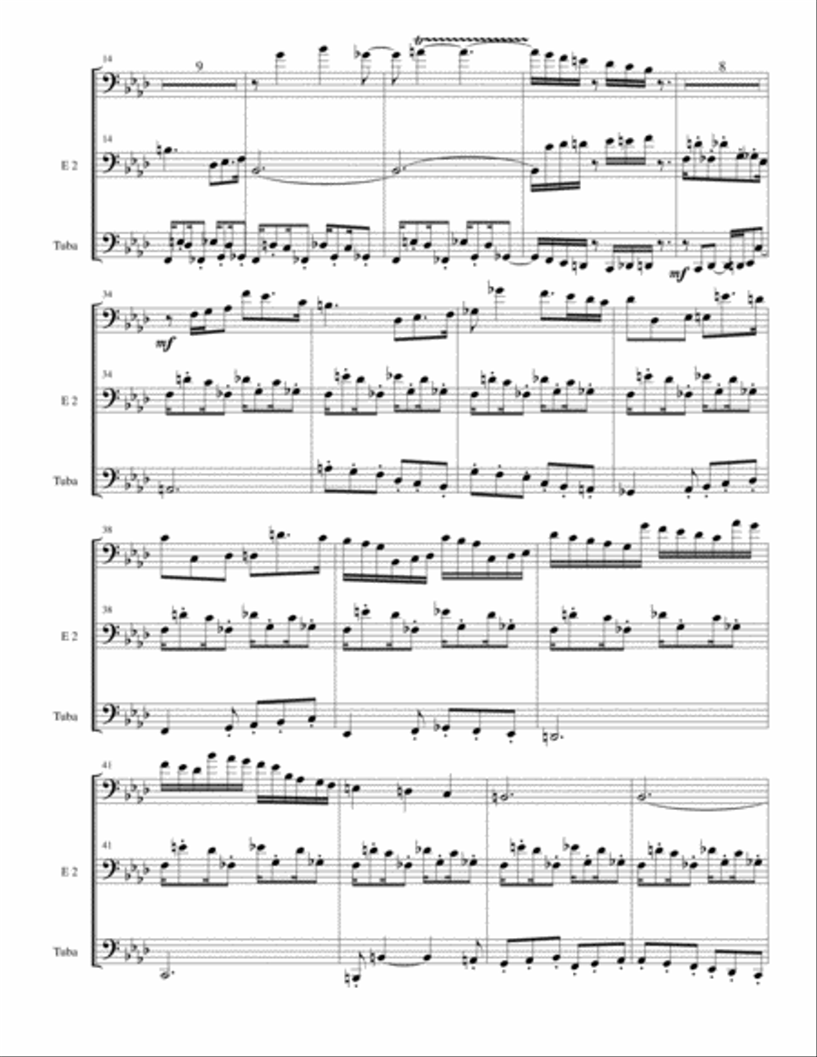 Arythmia Arythmia Brass Ensemble scores gallery preview page 2