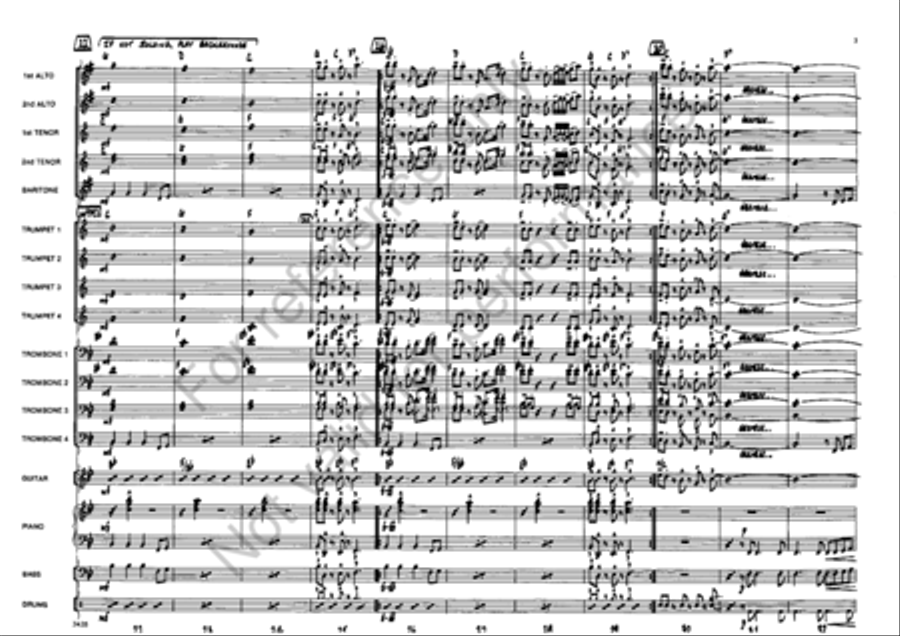 Sayin' Goodbye Jazz Ensemble scores gallery preview page 4