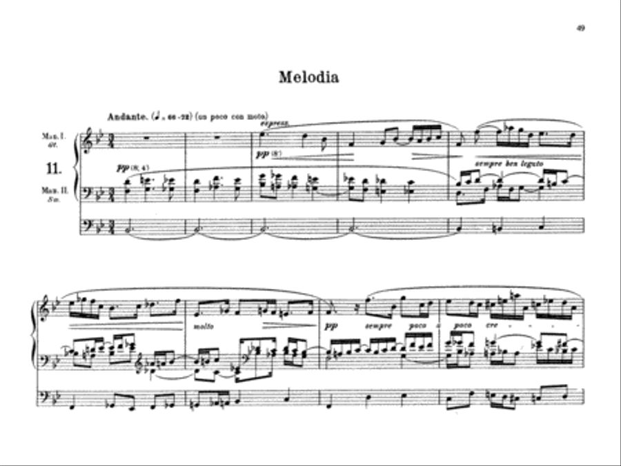 Reger: Organ Works, Op. 59 Organ scores gallery preview page 1