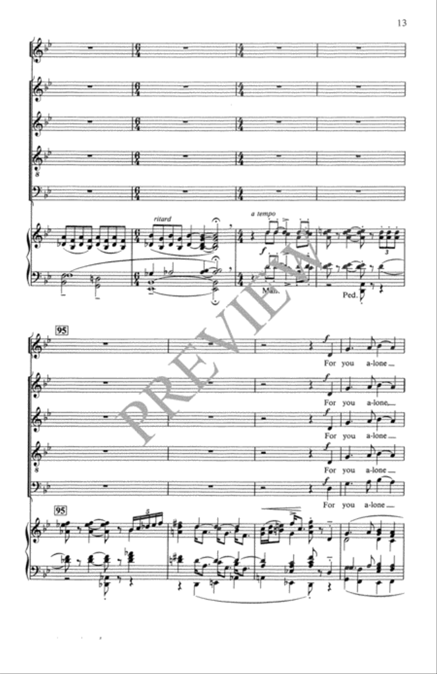 Festival Gloria Festival Gloria 4-Part scores gallery preview page 14