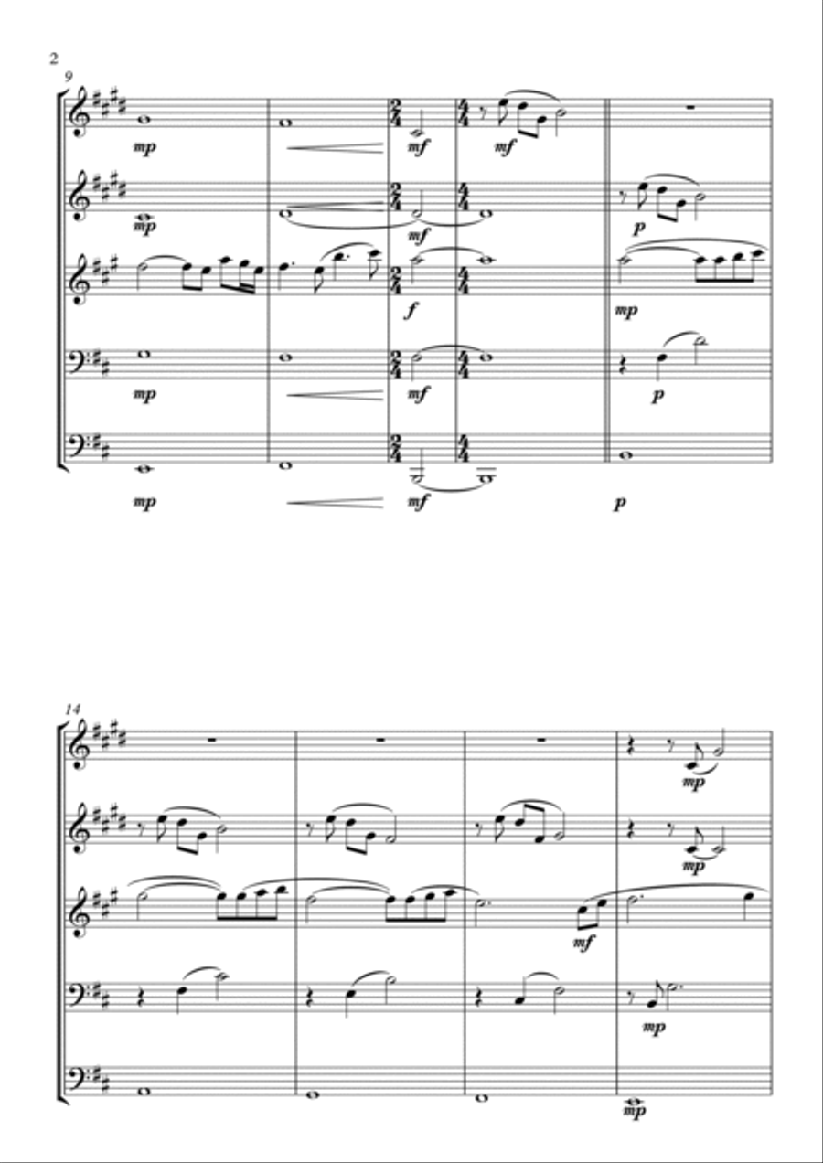Mickey Brass Ensemble scores gallery preview page 2