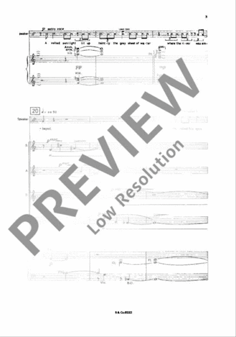 Three Fragments Three Fragments Mixed Choir scores gallery preview page 6