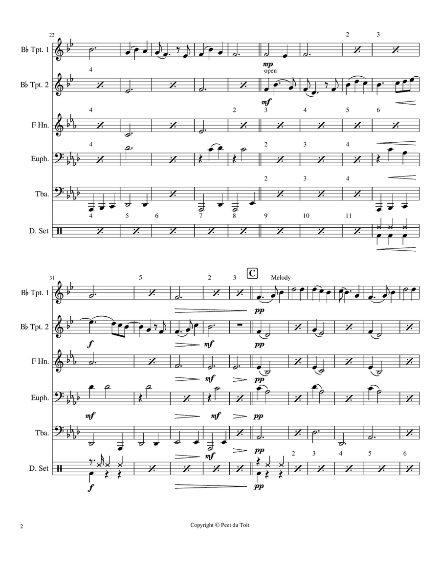 Mull Of Kintyre Small Ensemble scores gallery preview page 2