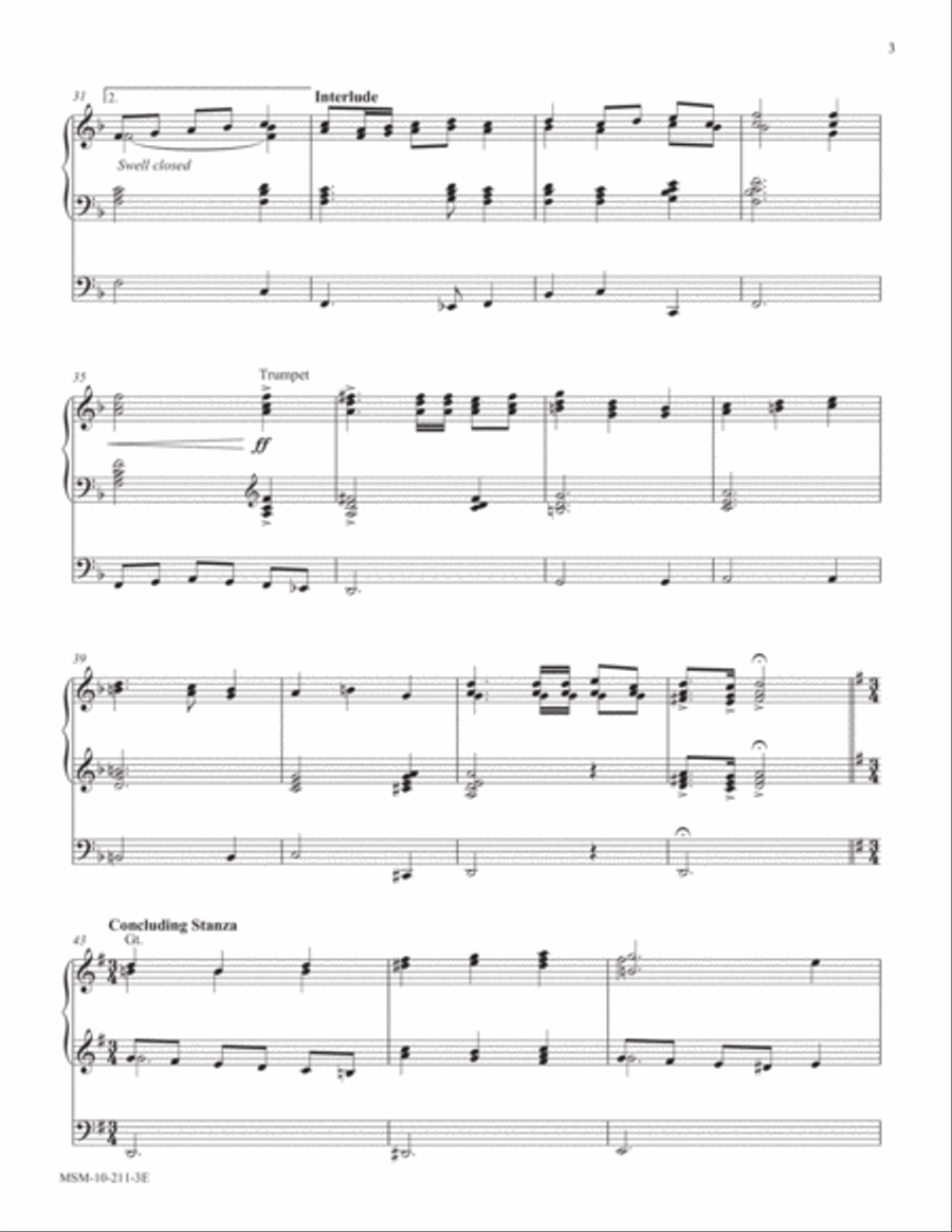 Italian Hymn Italian Hymn Choir scores gallery preview page 3