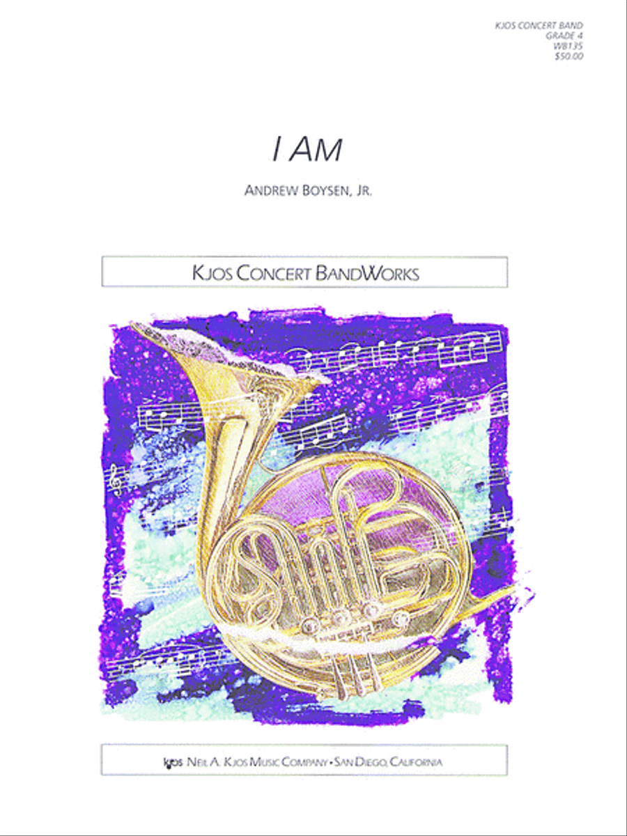 I Am I Am Concert Band scores gallery preview page 1