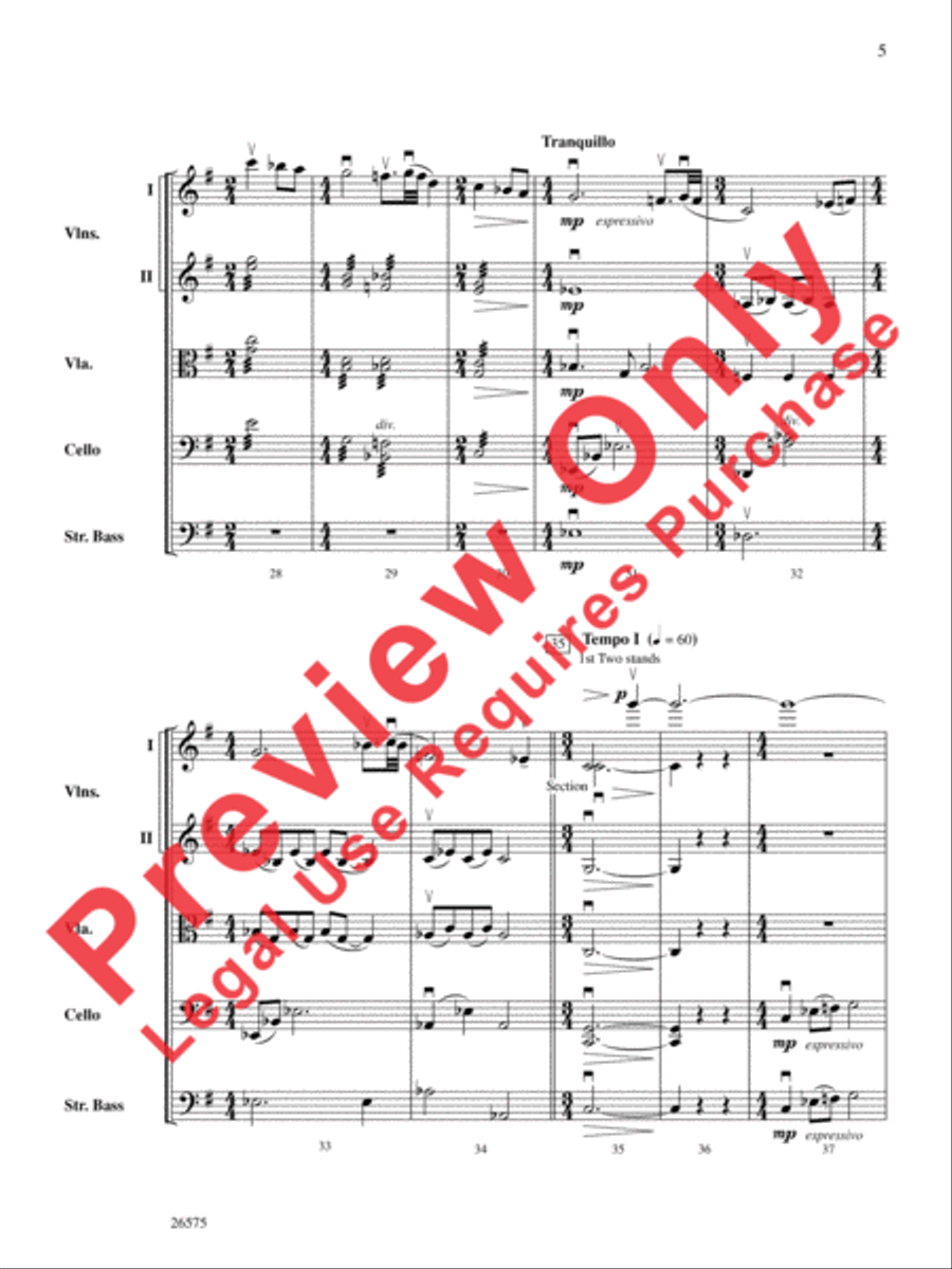 Of Glorious Plumage Of Glorious Plumage String Orchestra scores gallery preview page 6