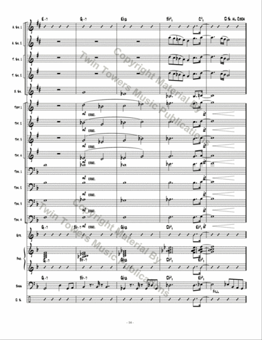 On The Road Jazz Ensemble scores gallery preview page 15