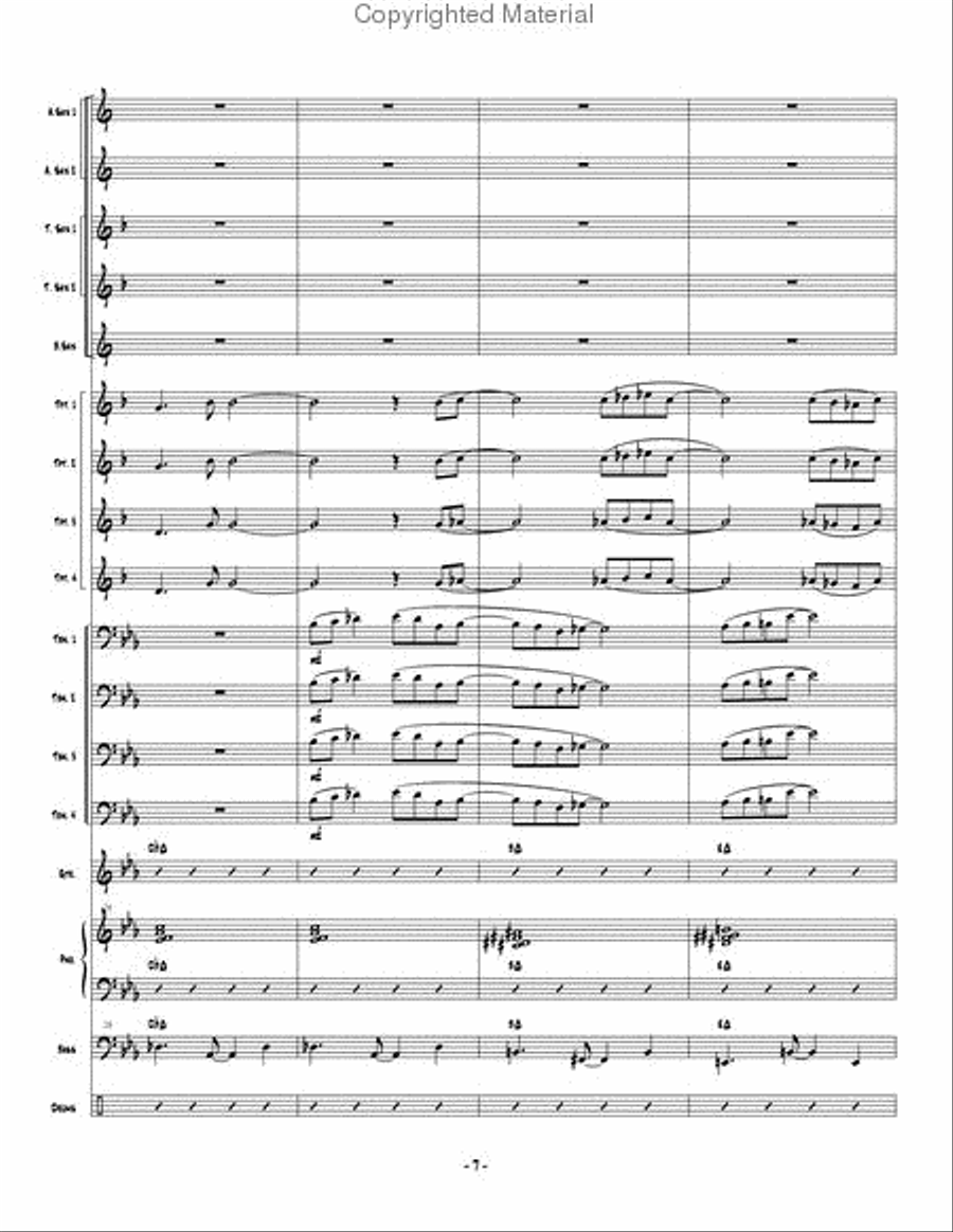 Amaryillis Jazz Ensemble scores gallery preview page 8