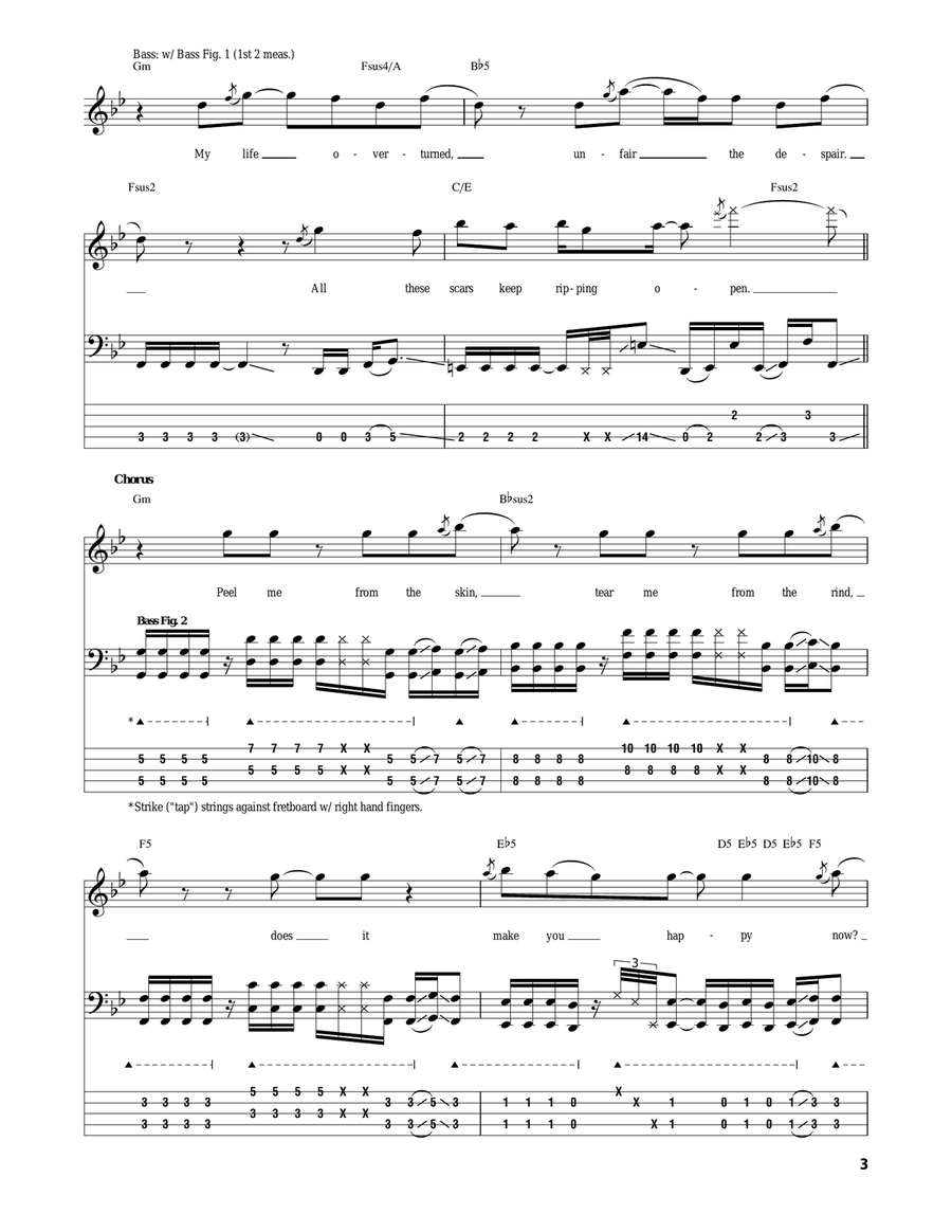 Happy? Electric Guitar scores gallery preview page 3