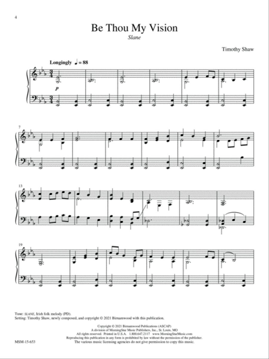 Come, Thou Fount of Every Blessing Piano Solo scores gallery preview page 4