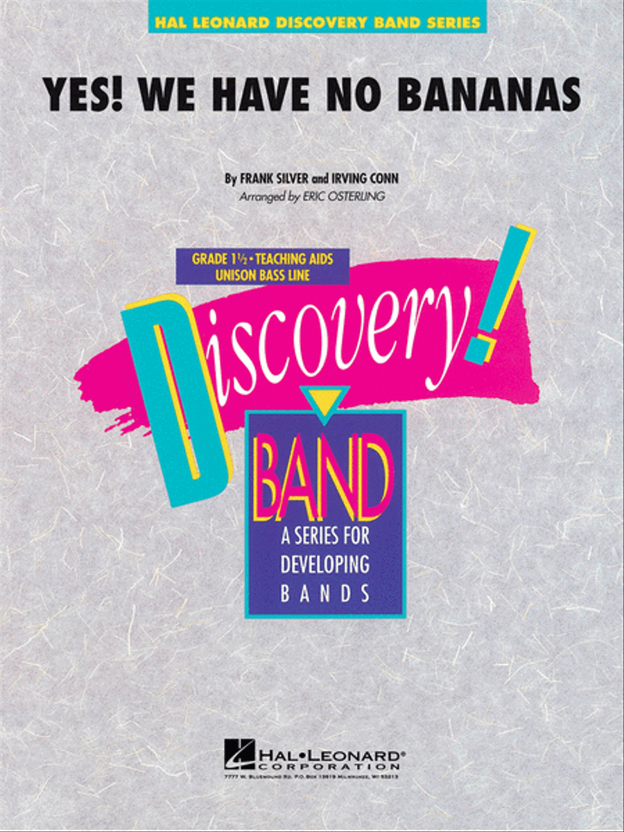 Yes! We Have No Bananas Yes! We Have No Bananas Concert Band scores gallery preview page 1