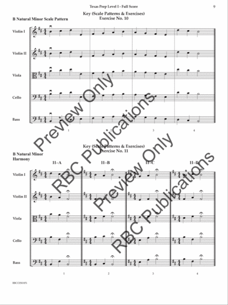Texas Prep Level I Texas Prep Level I Orchestra scores gallery preview page 8