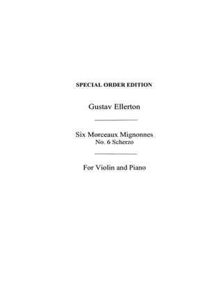 Book cover for Scherzo For Violin And Piano Op.21 No.6