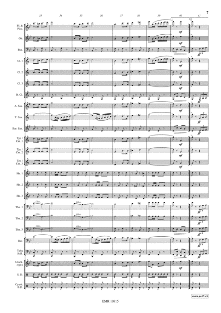 Caprice Caprice Concert Band scores gallery preview page 8