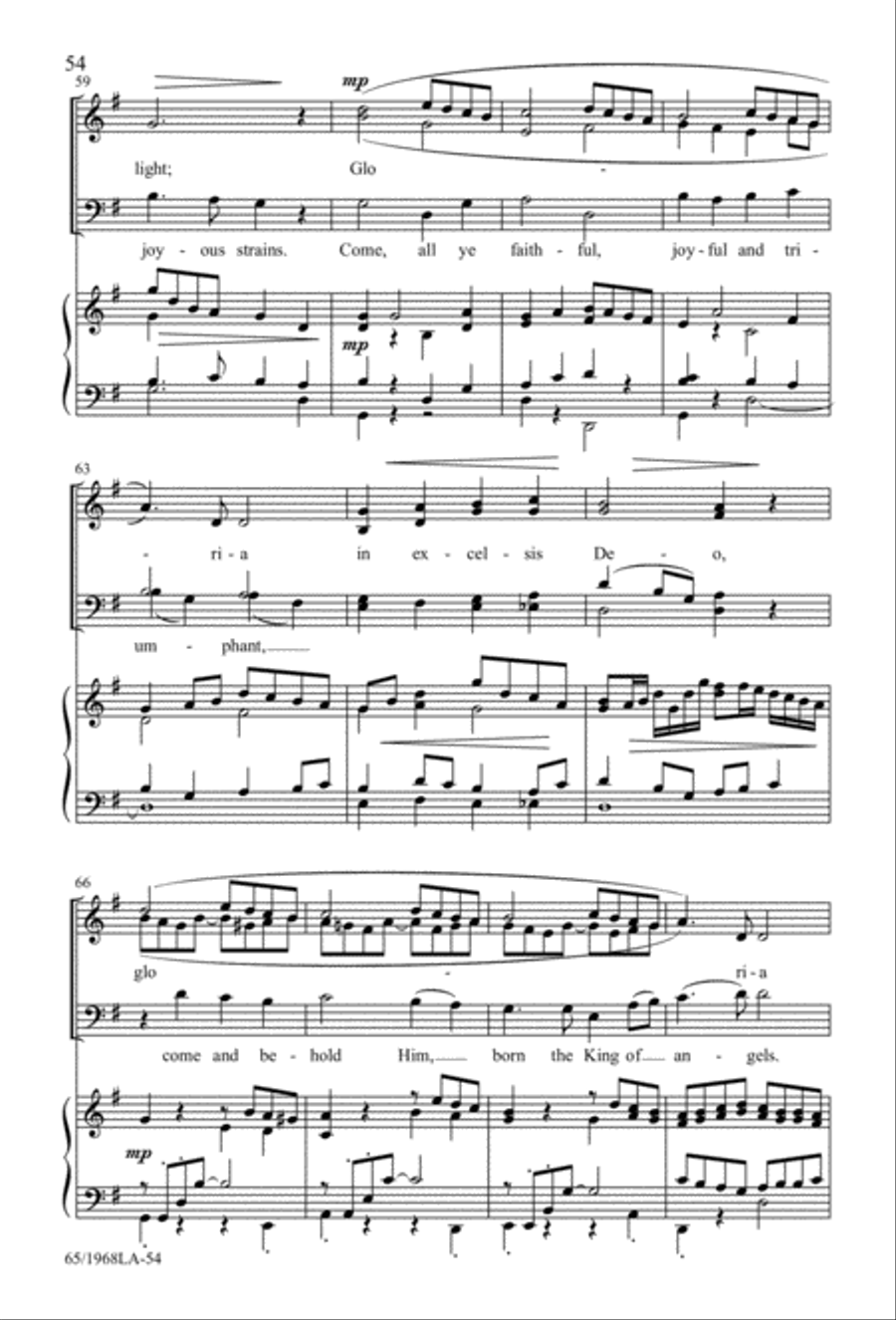 The Word Made Flesh 4-Part scores gallery preview page 56