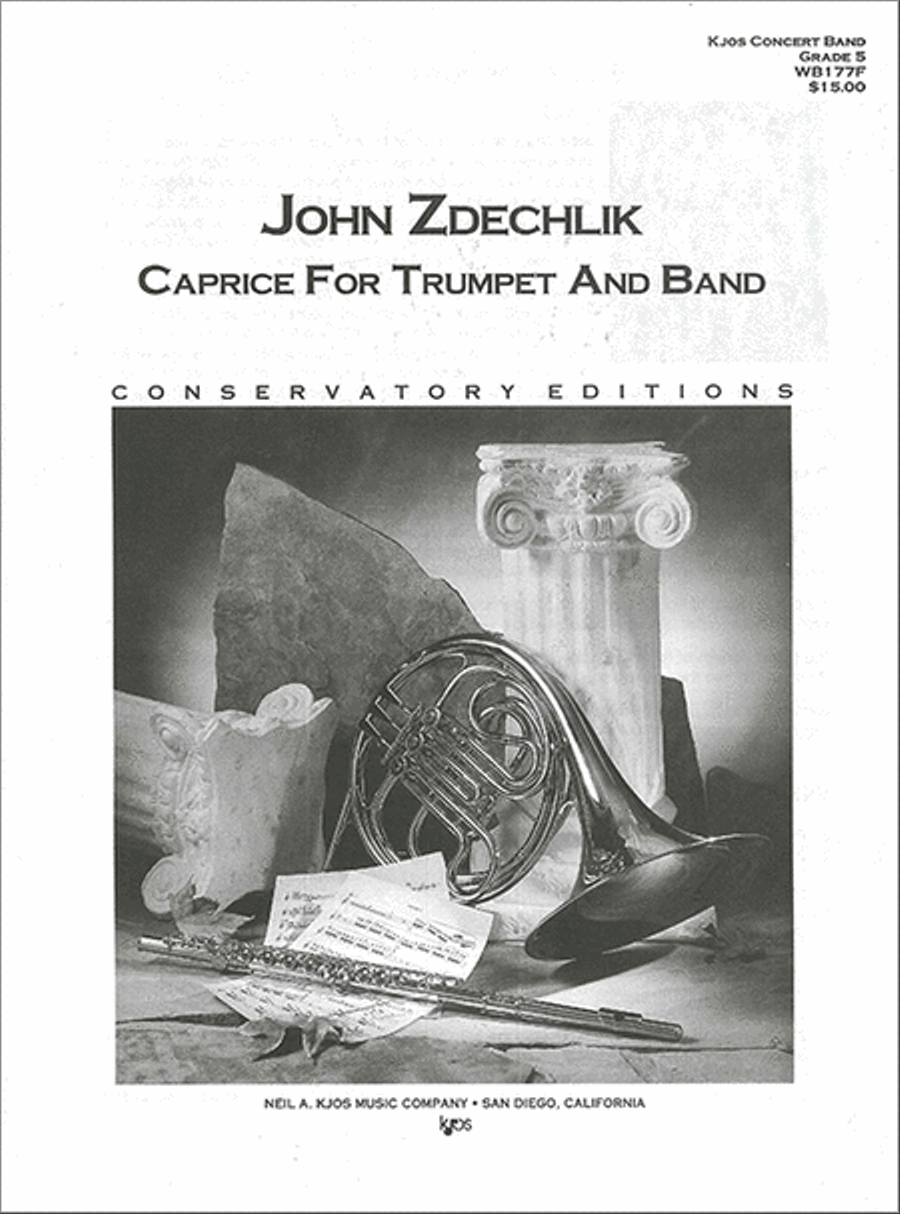 Caprice For Trumpet And Band-Score Concert Band scores gallery preview page 1