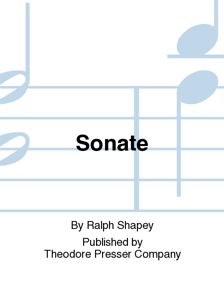 Piece in the Form of Sonate-Variations for Piano
