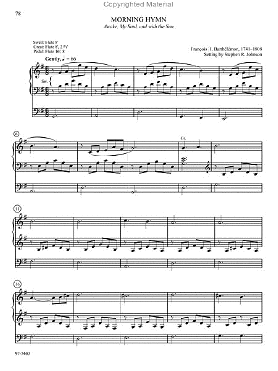 Hymn Prelude Library: Lutheran Service Book, Vol. 7 (M) Organ scores gallery preview page 10