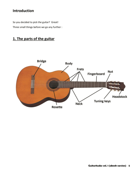 Guitaritudes Vol.1 guitar method